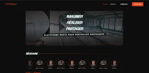Capture d'écran du site web easyconcept.